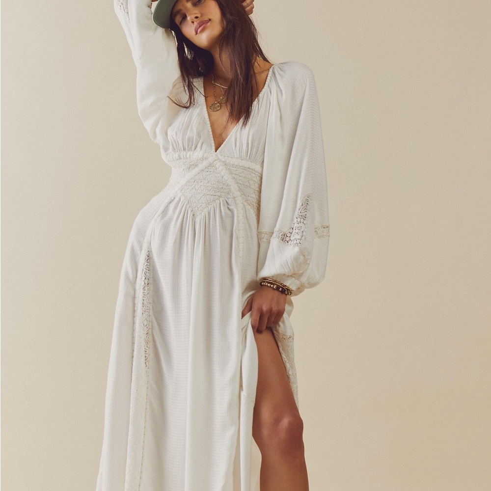 Free People Lace Southwest Maxi Dress